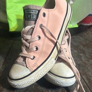 Converse Pink leather Sneakers Low-Top Classic